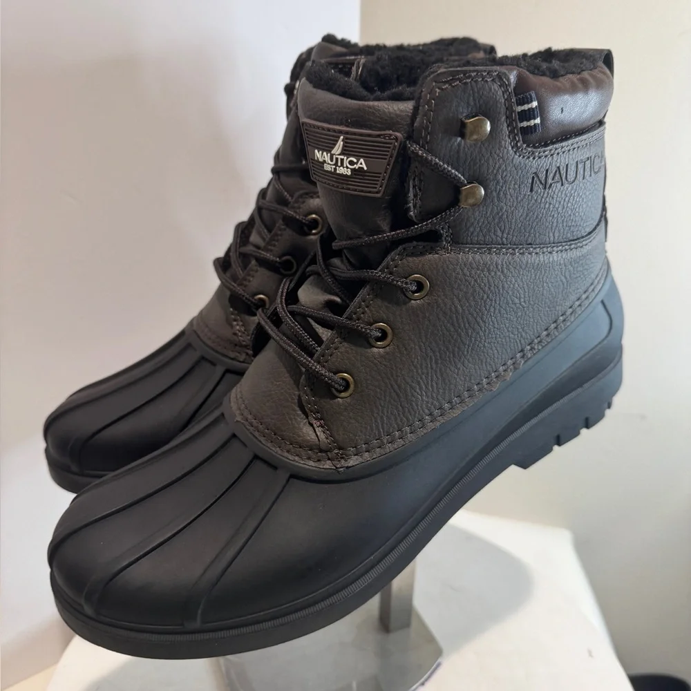 Nautica Men's DAZO Duck Waterproof shell Boots New